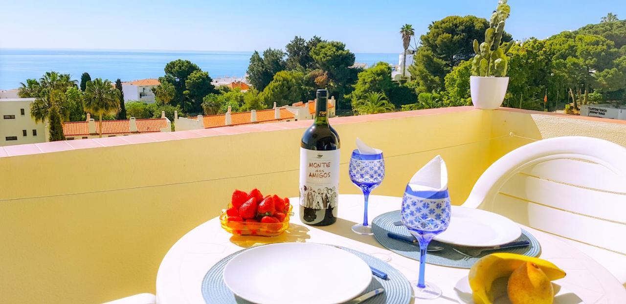 Ocean View - Fantastico Studio Em Albufeira Kültér fotó